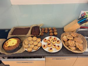 Picture of baking the Crescent team made for Ronald McDonald House