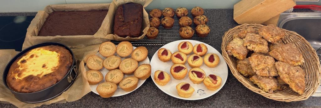 Picture of baking the Crescent team made for Ronald McDonald House